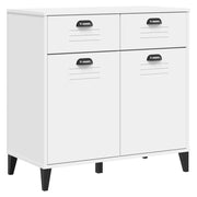 Credenza | Madia | Buffet da pranzo | Armadio da pranzo VIKEN Bianca 80x40x80 cm in Legno Multistrato