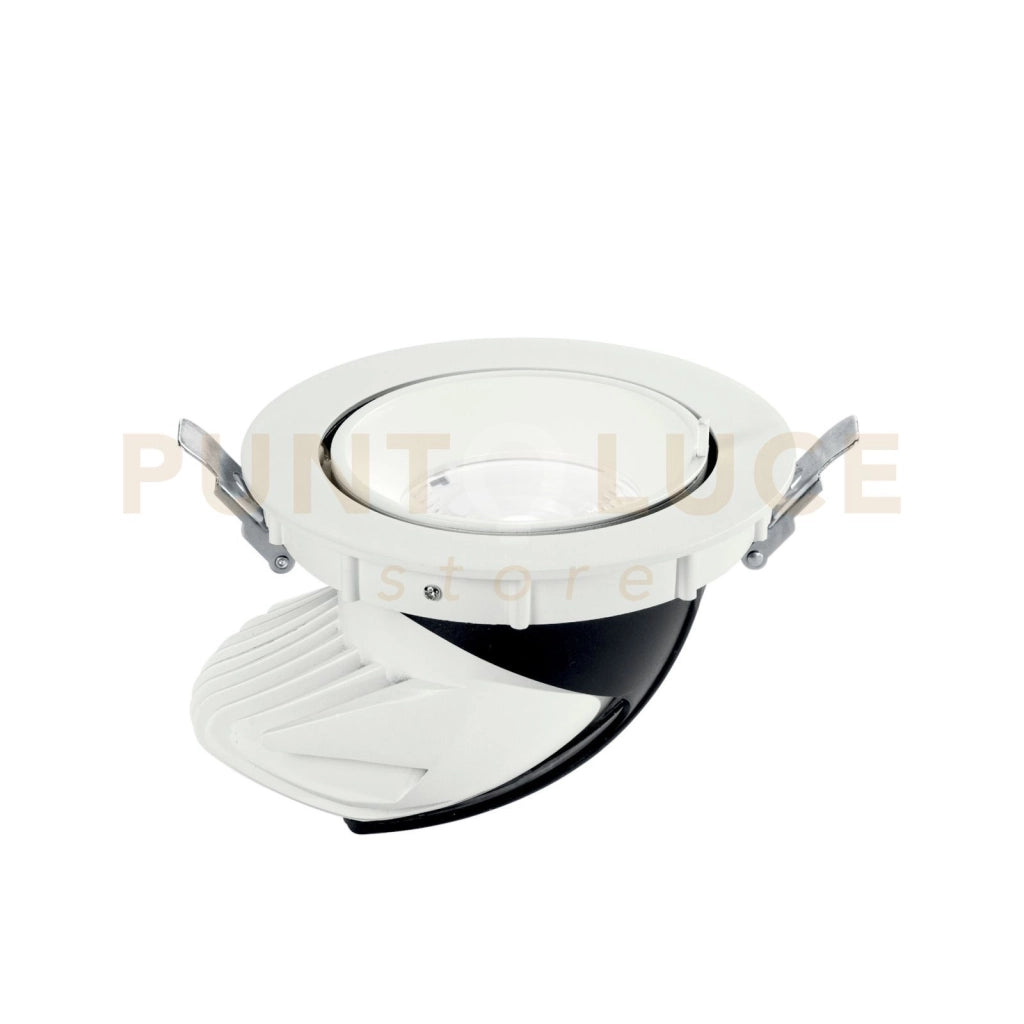 INCASSO LED DELTA BIANCO IN ALLUMINIO 30W 3860LM 3000K 11X11X14 CM.