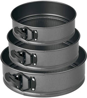 Set di forme a U per cucina - Set di 3 - Alto livello acciaio inossidabile - Ø 18, 20, 22 cm