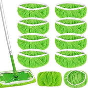 Veloce asciugamano per pavimento umido - 8 pezzi riutilizzabili - set di microfibra - confezione di riempimento - asciugamani di pulizia