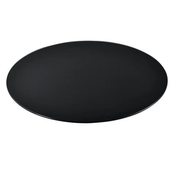 Piano del tavolo in vetro ESG diametro 80 cm nero 03_0008118