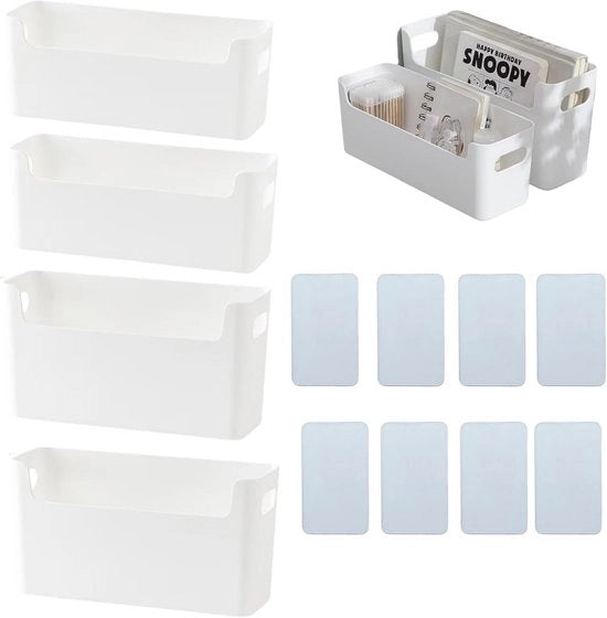 Scatola di archiviazione per cucina e bagno - Bianca - Set da 4 pezzi - Con adesivo - Cassetti di archiviazione sottili - Scatole di archiviazione in plastica - Organizzatori per piccoli spazi

Modello: 
Specifica tecnica: 
Codice prodotto:
