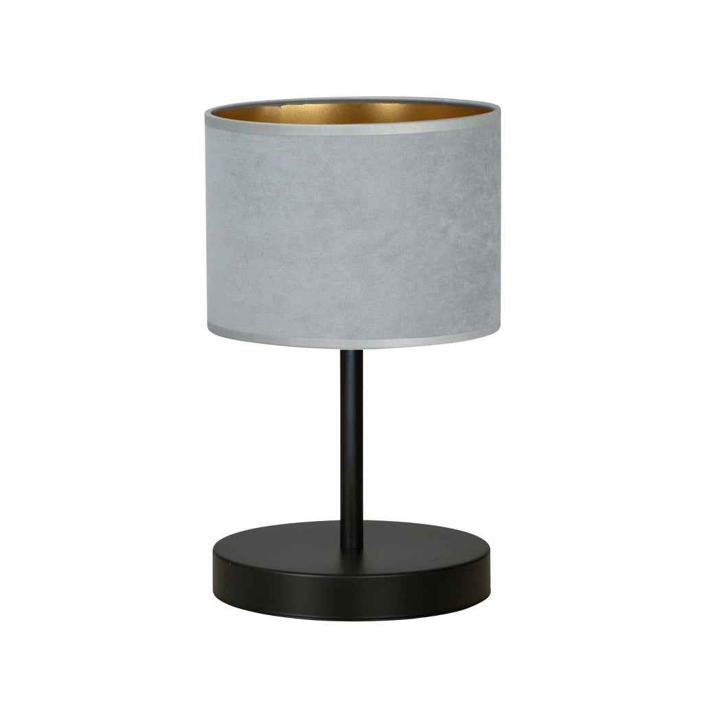 Lampada da tavolo Emibig Hilde nero/grigio E27 34cm