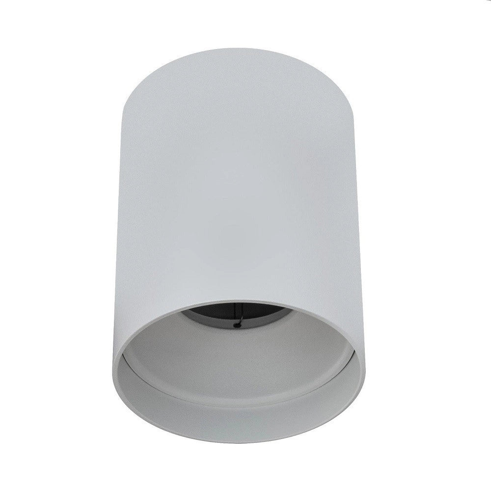 Trade Shop - Plafoniera Moderna Faretto Cilindro Esterno Da Soffitto Attacco Gu10 Luce 230v -