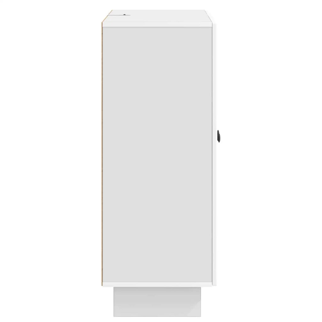Credenza Bianco Lucido 66 x 34,5 x 90 cm Legno ingegnerizzato 893899