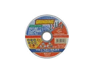 DISCHI DA TAGLIO JOLLY SOTTILE CENTRO PIANO UNIVERSALE- - ø mm.125x1,6 foro 22,2 x met.,all., marmo, PVC - 50 pezzi GRINDING