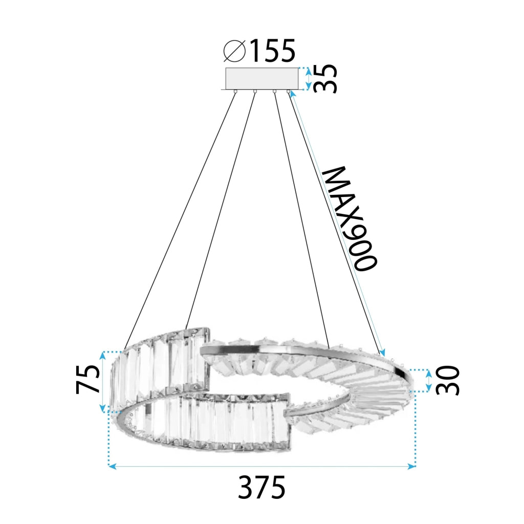 Lampada Led App1526-cp40 Gold