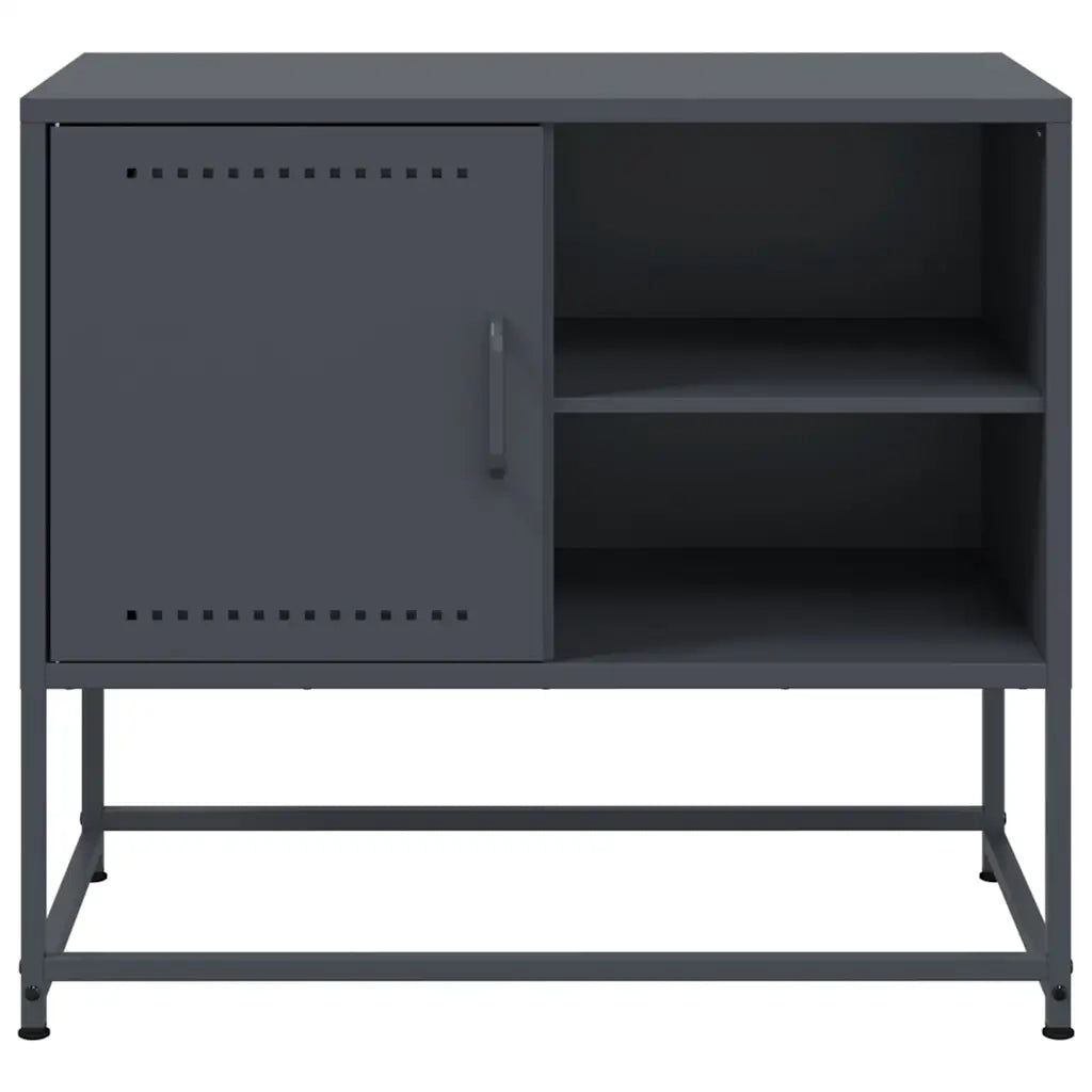 Mobile TV Antracite 68x39x60,5 cm in Acciaio
