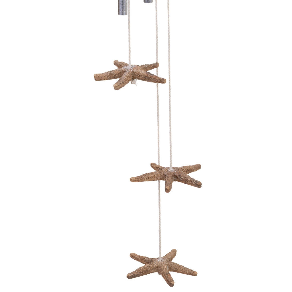 Carillon a vento in legno blu 14x8,5x75h cm