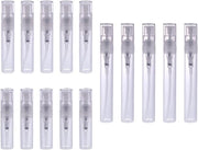 Set di 15 mini-boccette in plastica trasparente e portatile - Boccette per profumo con spruzzo riempibile 2 ml/3 ml/5 ml