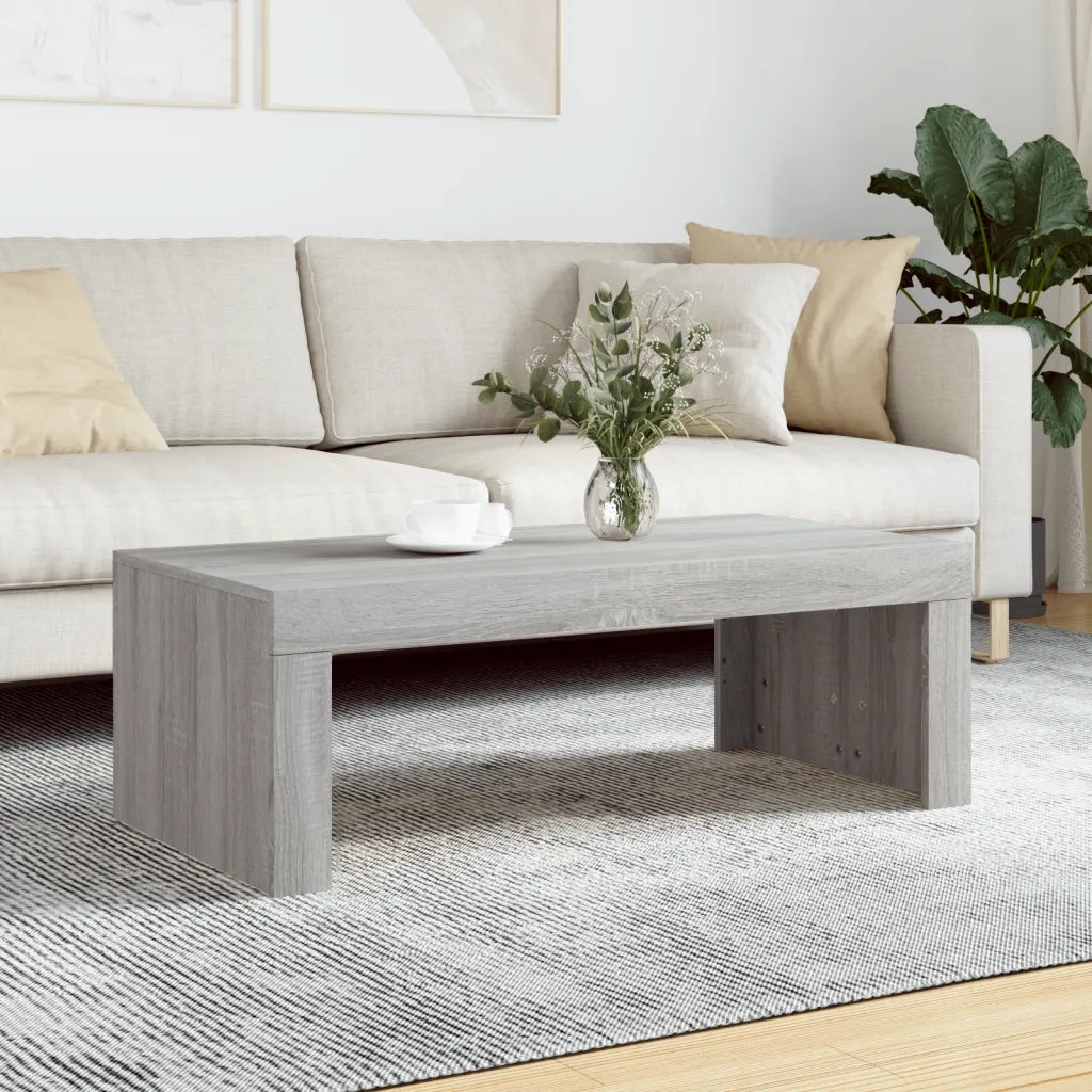 Tavolino da salotto | Tavolino da caff¨¨ | Tavolino da Soggiorno Grigio Sonoma 102x50x36cm Legno Multistrato