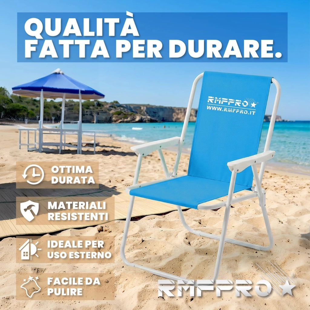 RMF PRO SEDIA PIEGHEVOLE DA SPIAGGIA BLU