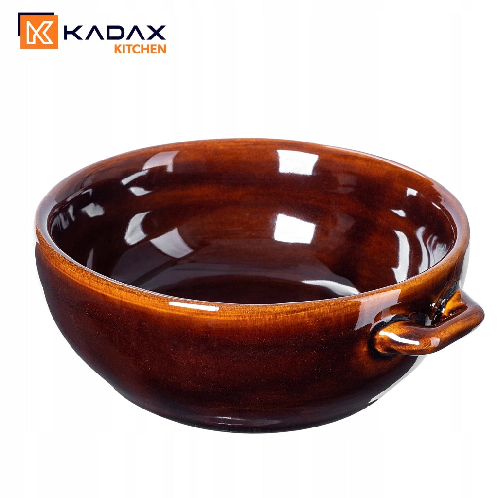 Ciotola da zuppa KADAX 700 ml Ciotola da zuppa in gres Ciotola da brodo in gres