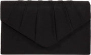 borsa elegante in velluto, borsa a catena, borsa crossbody a forma di busta (nero 3)