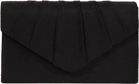 borsa elegante in velluto, borsa a catena, borsa crossbody a forma di busta (nero 3)
