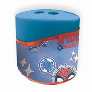 Trade Shop - Temperamatite Ovale A 2 Fori Con Serbatoio Spidey Cancelleria Scuola Bambini 960498 -