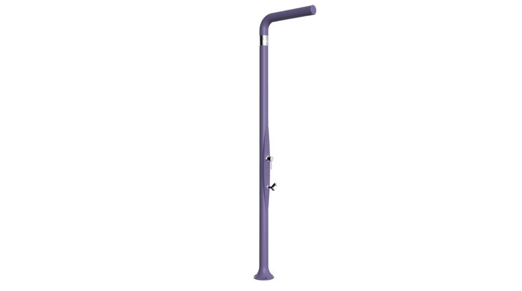 Doccia Tradizionale In Polietilene Funny Yang Con Miscelatore E Lavapiedi Colore Viola Cv-T225/4005