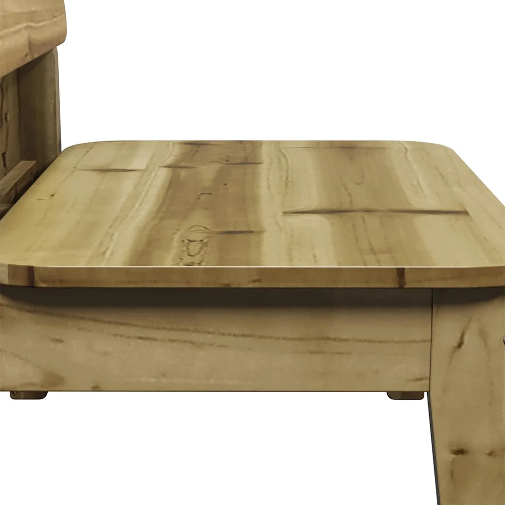 Sedia da Giardino 60x52,5x72 cm in Legno Impregnato di Pino