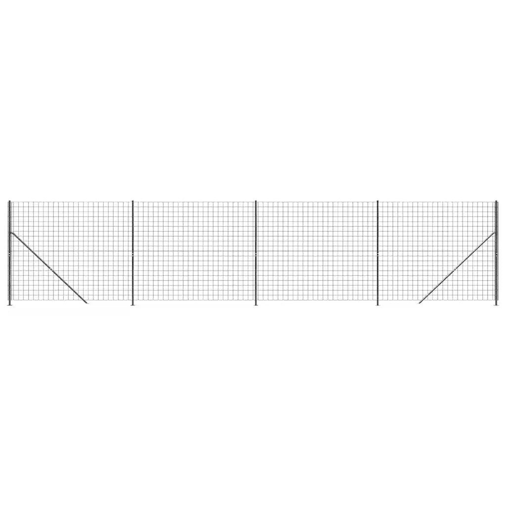 Recinzione Metallica con Flangia Antracite 1,4x10 mcod mxl 119114