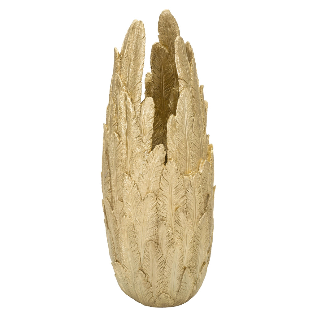 Bamopa, Vaso Disegni con Piume, oro