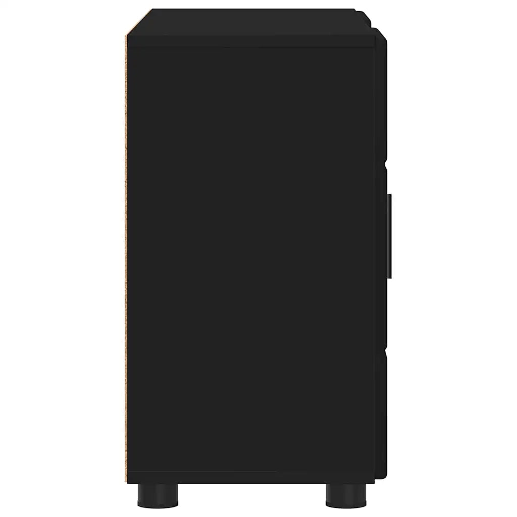Credenza FLORIN Nero 88,5 x 30,5 x 55,5 cm Legno multistrato