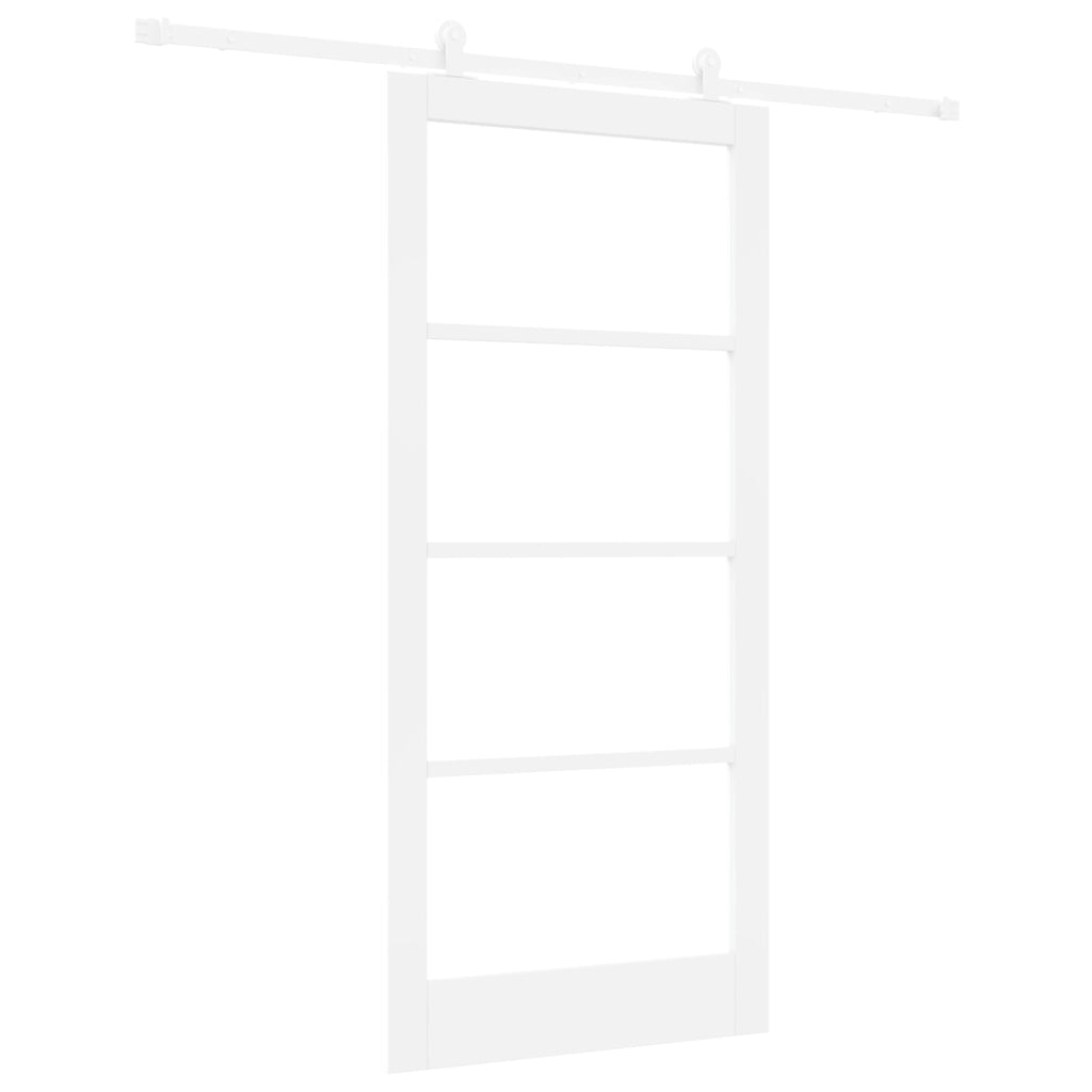 Porta scorrevole  con set hardware 'ORKDAL'Bianco 93x202 cm