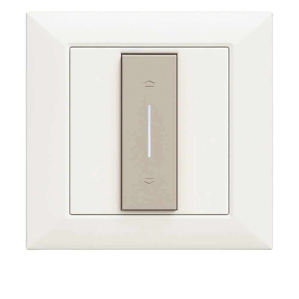 Bticino living now cover illuminabile 1 modulo per pulsanti e tapparelle *** colore sabbia, confezione 1