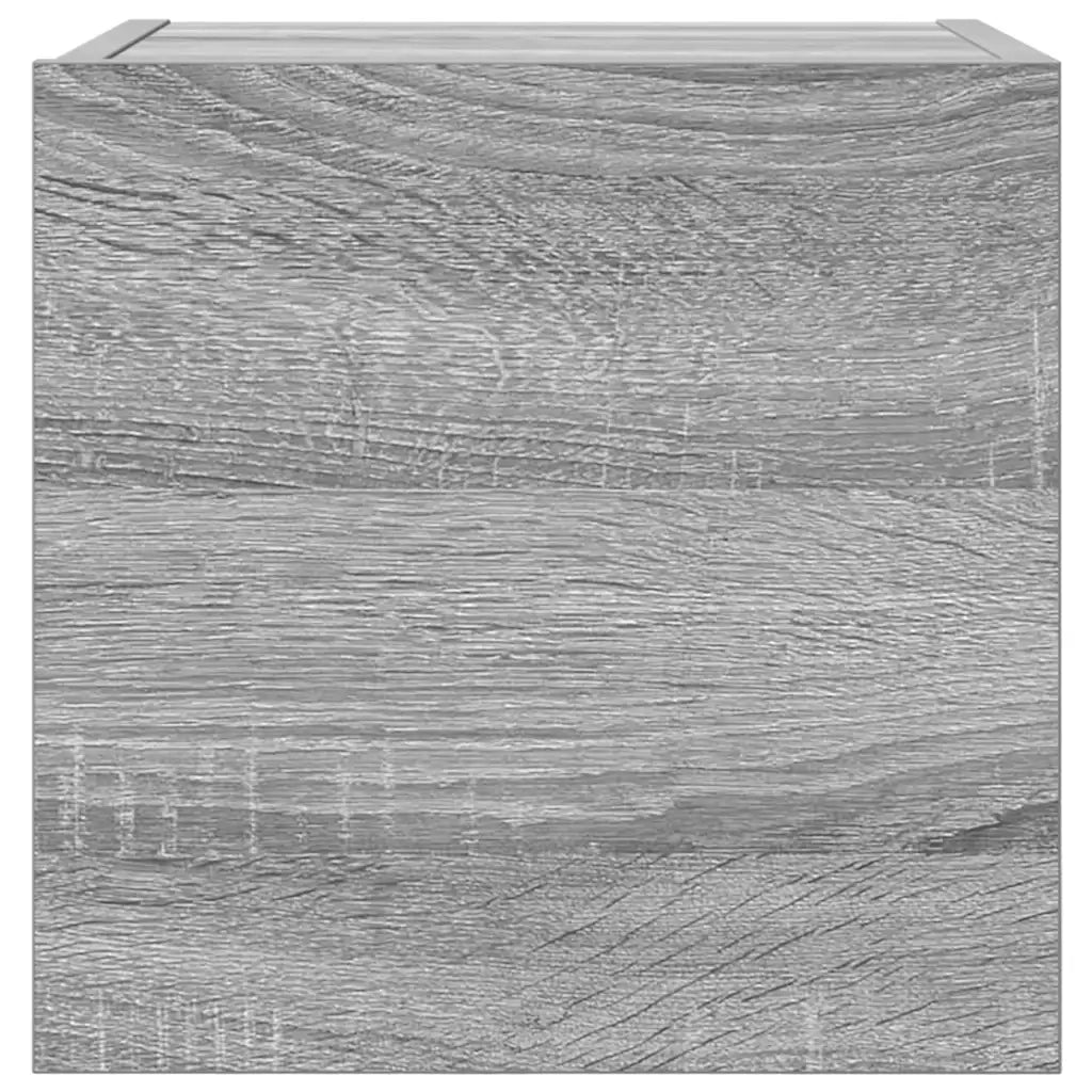 Armadietti TV Montati a Parete Grigio Sonoma 30,5x30x30 cm 815138