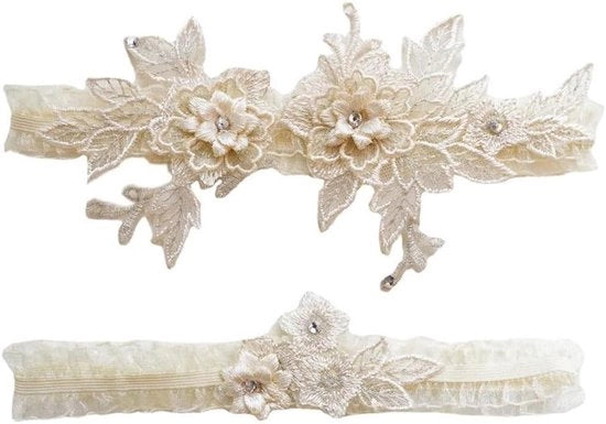 Cintura di Seta con Bordatura - Fendine per Donne - Beige, Unica