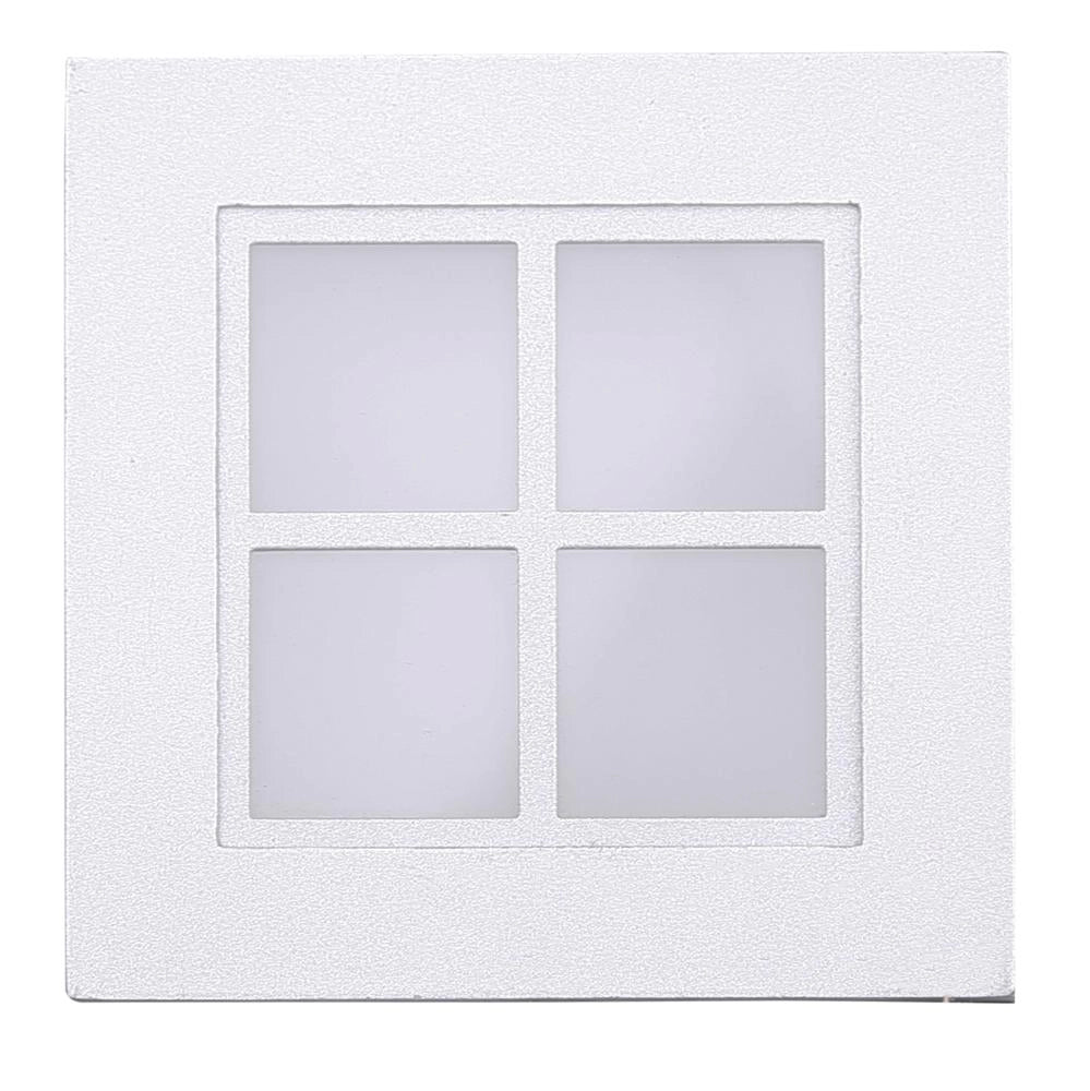 Faretto da incasso quadrato argento 1xG4 Candellux MS-08