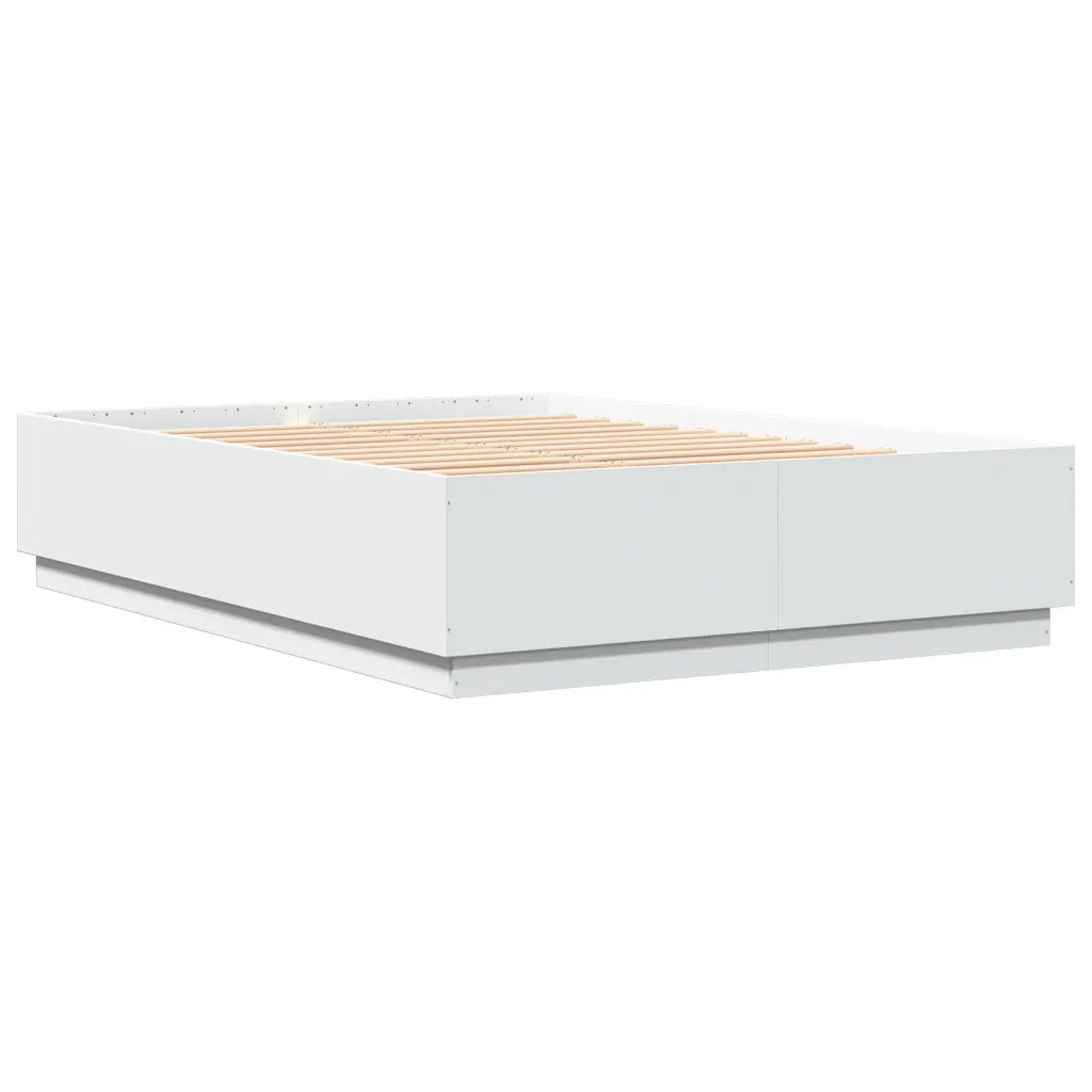 Giroletto-Struttura Letto Bianco 150x200 cm in Legno Multistrato 814676