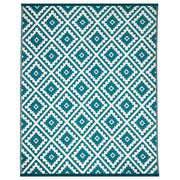 IDMarket - Tappeto per esterni BAHAMAS blu anatra 270 x 470 CM
