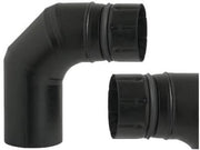 GOMITI CURVE A 90 ALA PELLET ECO PER SATUFE FUMISTERIA RISCALDAMENTO CANNE FUMA