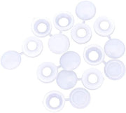 Copertura a vite a schiocco per lavastoviglie decorativa - 50 pezzi - idonea per viti da 3mm a 4mm - copertura in plastica 12,5mm - copertura a vite schioccante