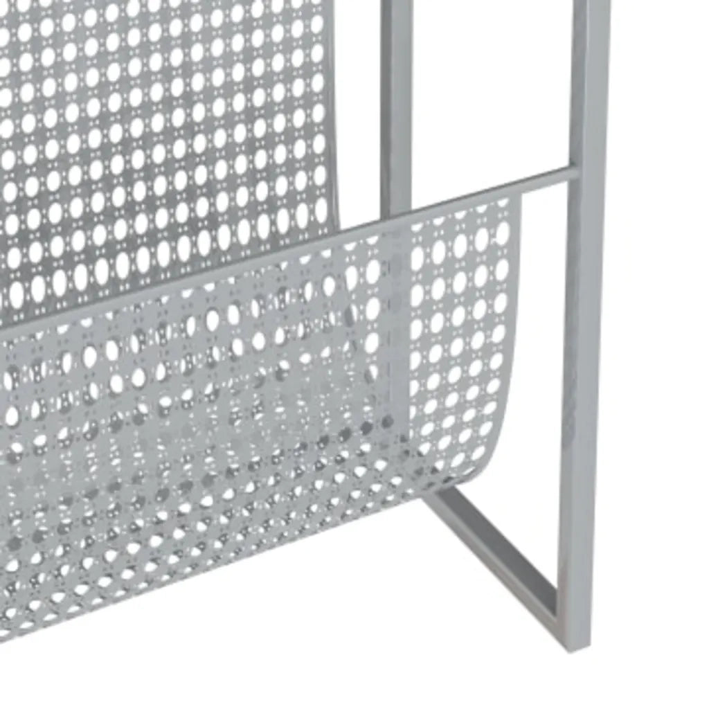 Portariviste Argento 35x15x45 cm in Acciaio CFW9720372
