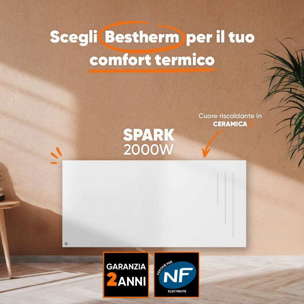 Radiatore elettrico Bestherm SPARK 2000W