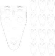 Tendenze per Giardino - Set di 20 Tendenze in Plastica - Attacchi per Tendenze Facili da Installare - Clip di Attacco - Sostenibili - Connettore Compattibile - Attacco per Tendenza