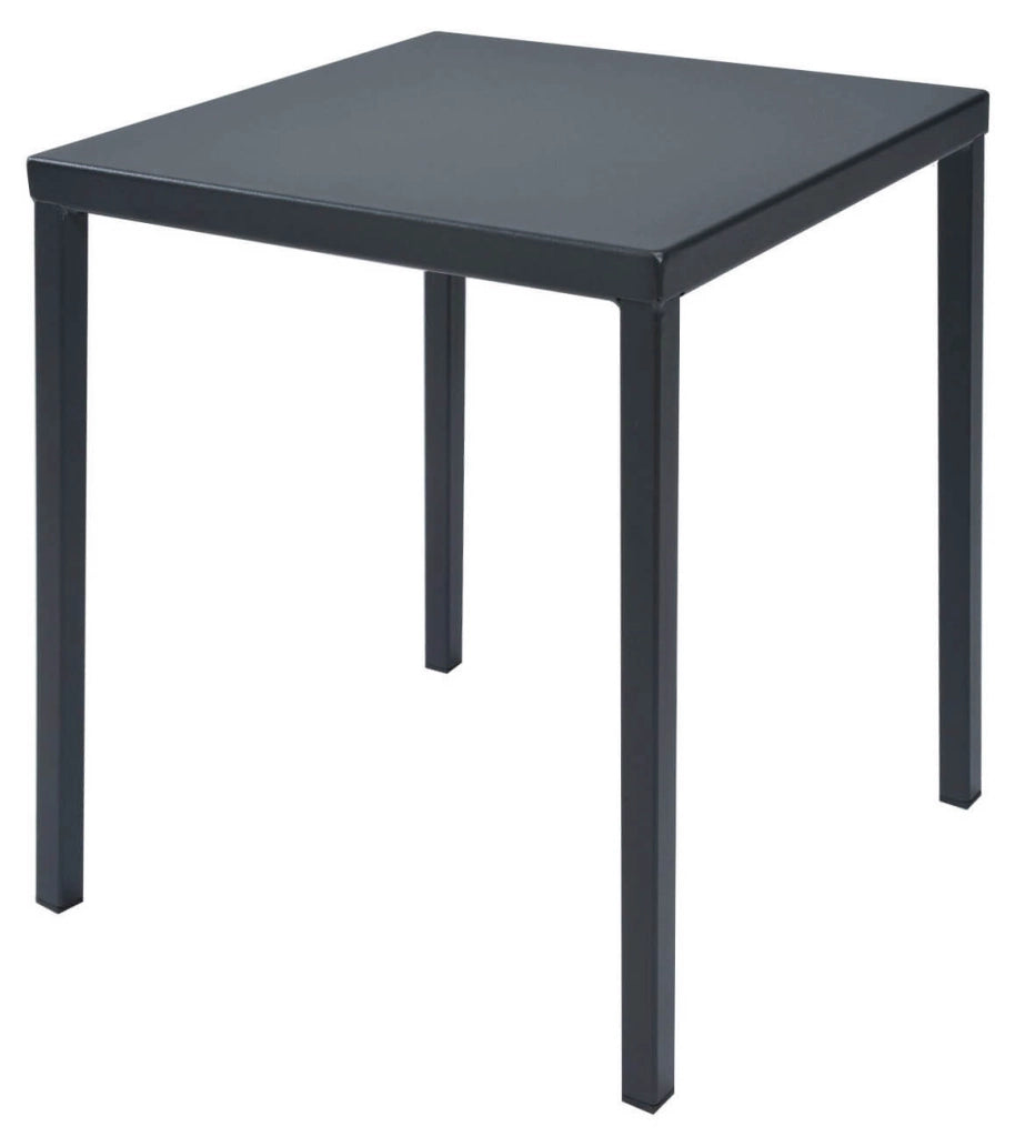 Tavolo da Giardino 80x80 cm in Acciaio RD Italia Dorio Antracite