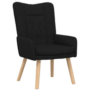 Poltrona | Sedia Relax Nero 63 x 67 x 94 cm Tessuto e compensato