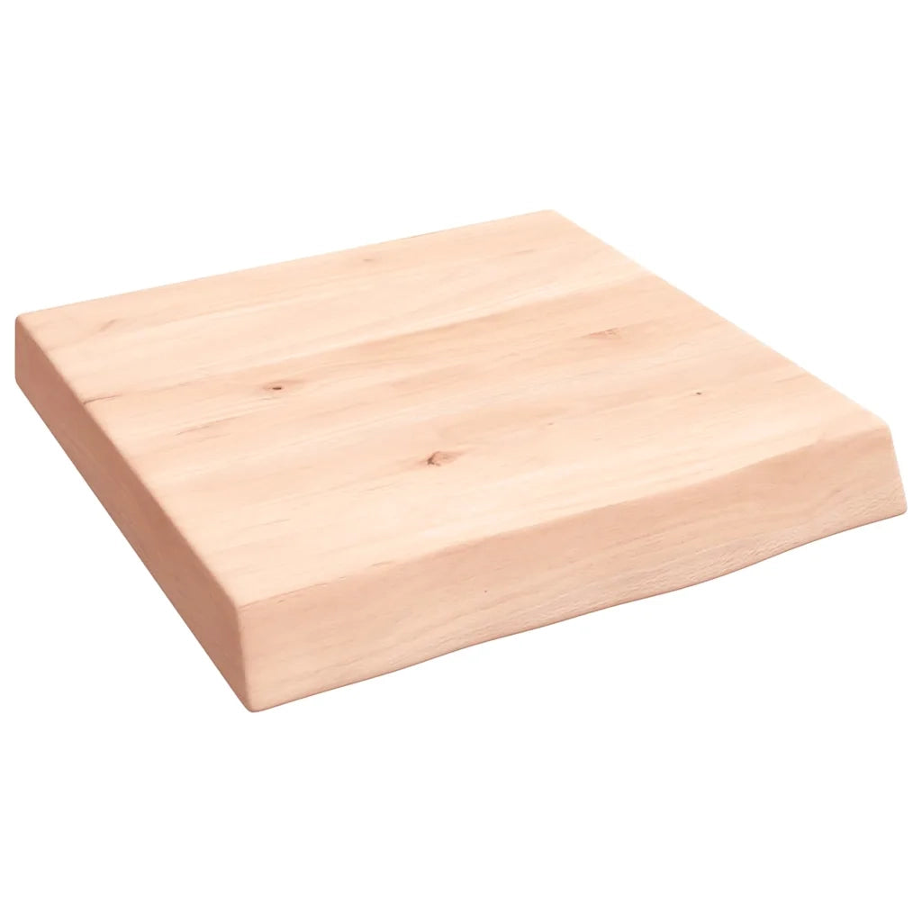 Mensole Parete | Scaffale a Parete | Ripiano a Parete 40x40x(2-6) cm Massello Rovere Non Trattato
