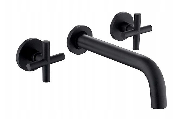 Rubinetto Da Incasso Rea Exit Black Mat