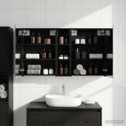 Set di Armadi da Bagno con lo scaffale 3 pcs 120 x 14,5 x 70 cm 3403745
