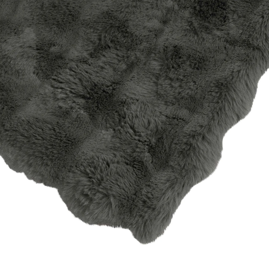 Coperta antiscivolo in finta di coniglio Olite 4 pcs Poliestere
