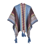 Sciarpa lavorata a maglia per autunno e inverno, scialle retr¨°, coperta, mantello, cappa