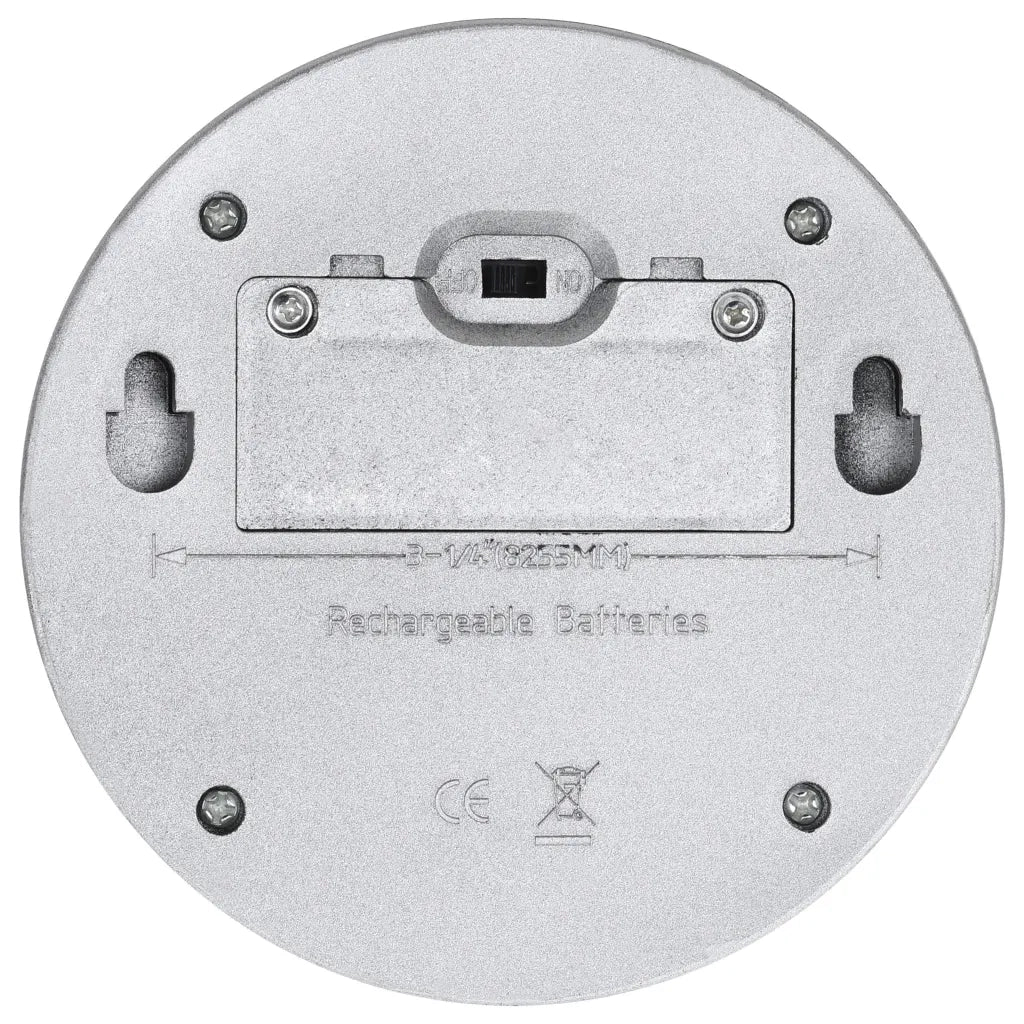 Lampade Solari da Parete da Esterno a LED 24 pz Rotonde Argento 277140