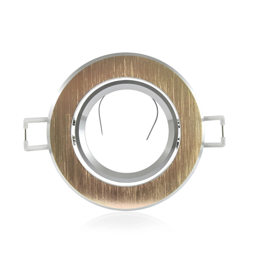 Faretto incasso OPAL EAST alluminio oro GU10 orientabile Polux