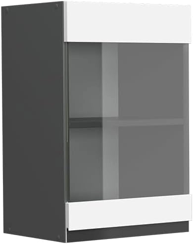 Frontale cucina R-Line, Bianco, 39.6 x 59 cm frontale del mobile per pensile con vetro