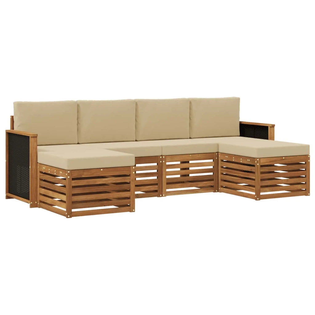 Set divani Legno di Acacia Massello 3384674