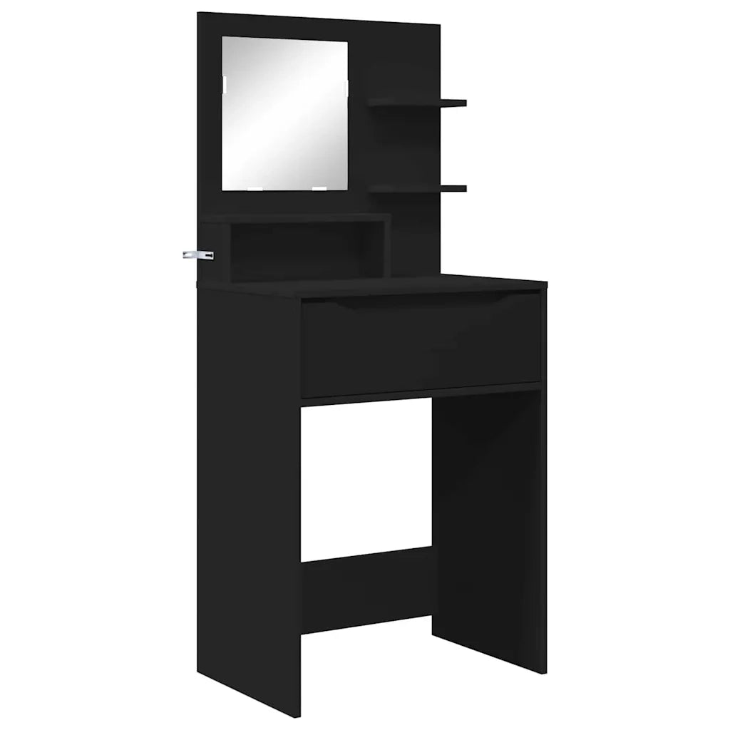 Tavoli da Trucco per Camera da Letto Nero 80 x 39,6 x 135 cm