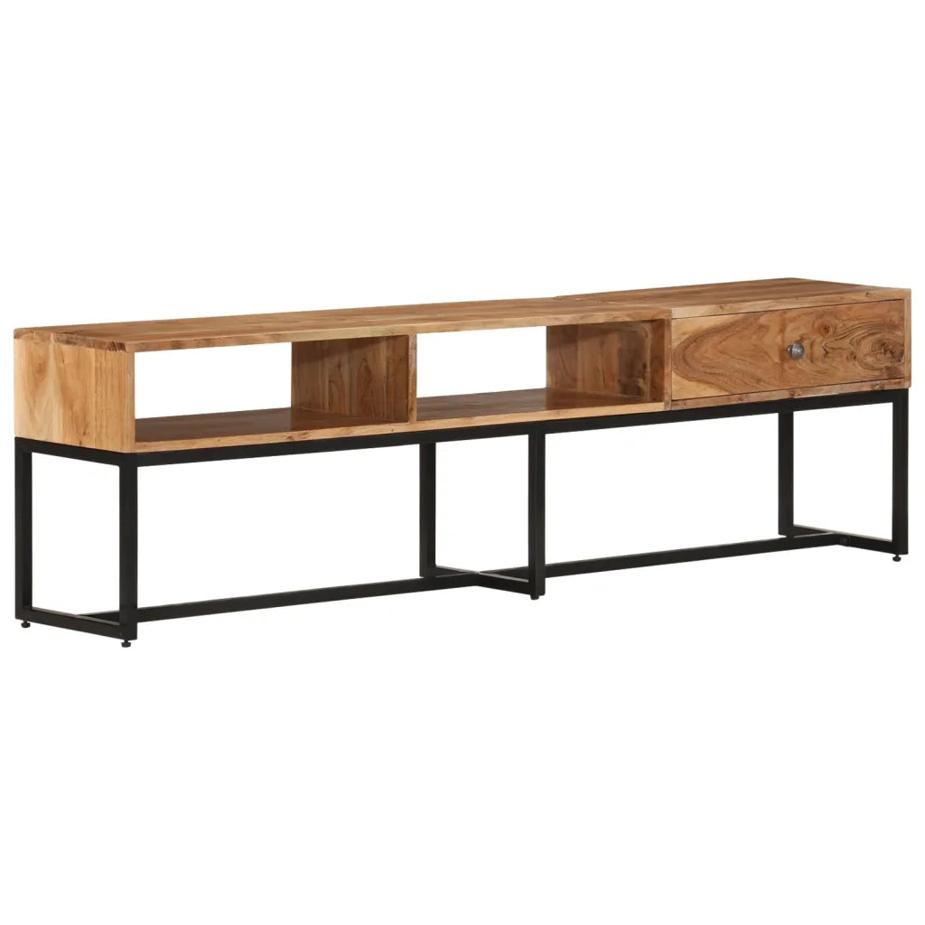 Mobile TV | Armadietto TV | Mobile Porta TV 160x30x45 cm in Legno Massello di Acacia